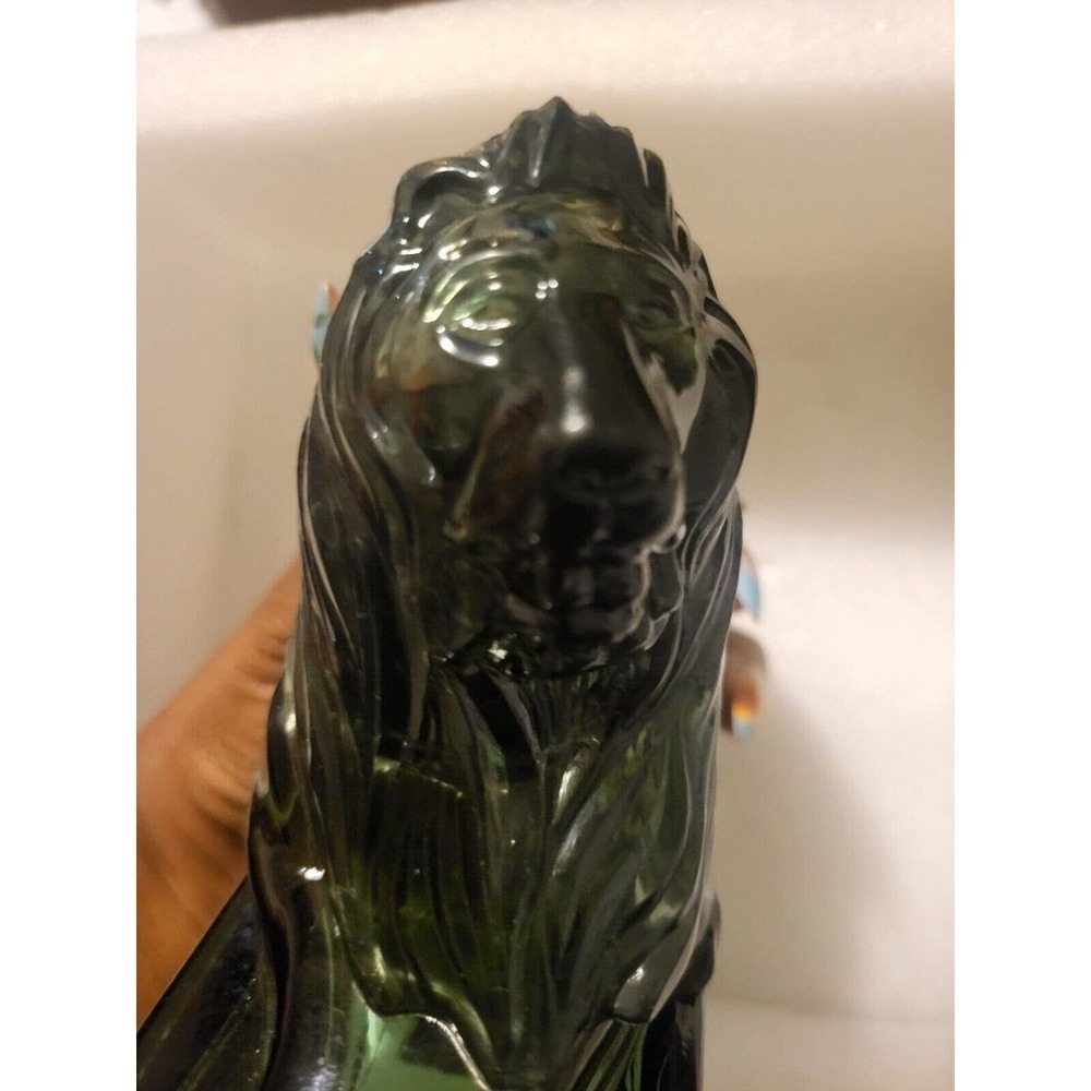 Vintage AVON CLASSIC LION Emerald DEEP WOODS AFTER SHAVE Cologne 8 OZ. EMPTY - Picture 6 of 8